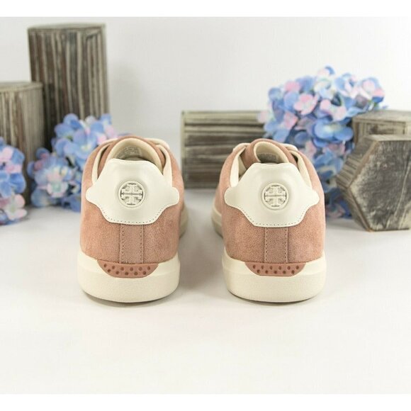 Tory Burch Howell Court Malva Pink Suede Trainer Sneaker Athletic Shoe Sz 9 NIB - Picture 6 of 9